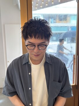 チュール(ture) ダウンバングショート【メンズ/メンズカット/メンズパーマ/】