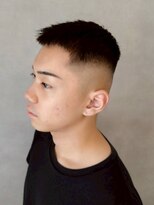 ソアー 新大阪(SOAR)&nbsp;男前フェードカットソフトモヒカンブルーブラック【新大阪】