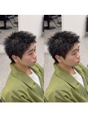 スパイキーショートスパイキーパーマ