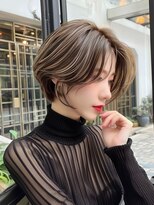 ディモアンド 表参道(Dimo&)&nbsp;xカット/イメチェン/ホワイトブロンド/外ハネボブ/美髪