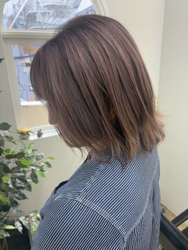 ネイビー(Navy) スモーキーラベンダーピンク