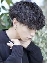 フィフス 大分(fifth)&nbsp;大分波巻きスパイラルパーマメンズカットラウンドマッシュ10代