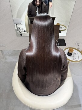 ミヨン 京橋店(miyon) 【miyon】韓国レイヤーカット×暗髪カラー×髪質改善