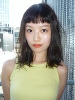 ブロック ジャポン(bloc japon)&nbsp;ショートバング ミディアムレイヤー　ゆるふわミディアム