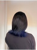 インナーカラー　ブリーチ