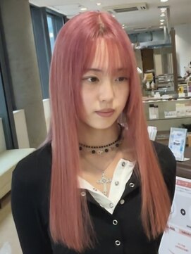 ピンクカラー/ラベンダー/ケアブリーチ/ダブルカラー/ハイトーン