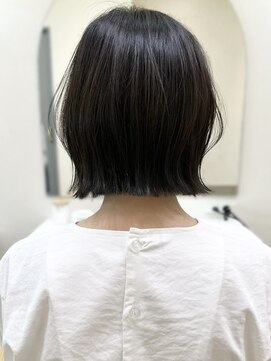 セイドット リー(Say. Ree) say.ロングレイヤーアッシュオリーブ地毛風ストレートラベンダー