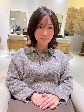 ヘアリゾート粋 リマ 銀座店(lima) 艶髪/透明感/レイヤーカット/顔まわりカット/ミディアム
