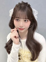 シー(See.)&nbsp;韓国へアレイヤーカット顔周りカットブリーチなしカラーA