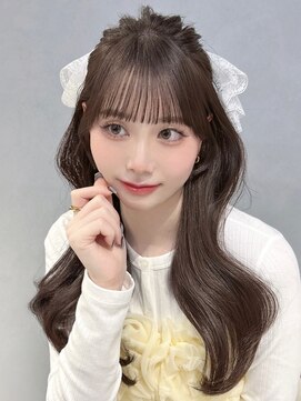 シー(See.) 韓国へアレイヤーカット顔周りカットブリーチなしカラーA