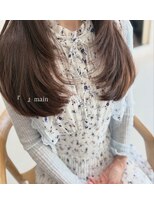メイン(『 』main) レイヤーカット×マロンカラー