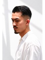 ヒロギンザ 難波店(HIRO GINZA) サイドパートスキンフェード
