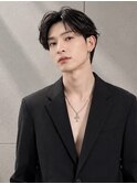 センターパート_韓国ヘア_シャドウパーマ_メンズ