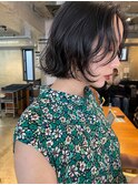 ボブパーマ、ニュアンスパーマ、ゆるめボブ、ボブパーマゆるめ