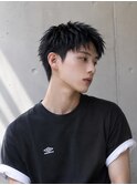 men's/メンズ/スパイキーショート/フェード/ニュアンスパーマ