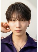 シースルーマッシュフェザーパーマラウンドマッシュ韓国マッシュ
