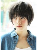 【Un ami】大人カジュアル 小顔かわいい ショートボブ(増永剛大)