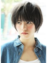 アンアミ オモテサンドウ(Un ami omotesando) 【Un ami】大人カジュアル 小顔かわいい ショートボブ(増永剛大)