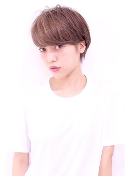 レンク(LENC) Coast.ショートボブ×チェリーレッド×艶カラー×ワイドバング