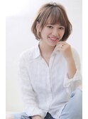 <ミセス マイナス6才>小顔耳掛けショートボブ 担当山下