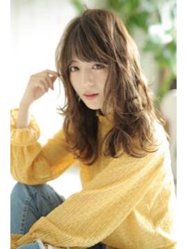 ソワンドゥブレス 瓜破店(soin de brace) ヴェールウェーブのセミロング