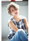 Lien☆ハンサムショート×厚めバング×イルミナヌード　立川