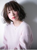 大人かわいい♪無造作カールの重軽ふわミディw川口20代30代40代