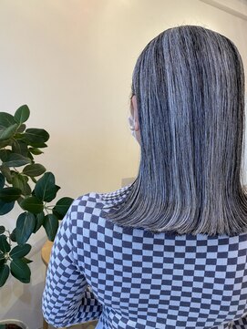 ミケイ(mikei) ヘアドネーション  × グレイヘア