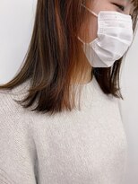 キー(kii)&nbsp;ポイントカラー　インナーカラー　福岡　天神　薬院　今泉