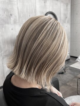 スターズ 川越店(STARS) バレイヤージュ　ホワイトモカベージュ