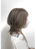 【BelleCoupes】マッシュウルフヘア アッシュベージュ