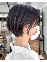 シカ 神戸三宮元町店(Cica)&nbsp;大人ショート 丸みショート マッシュ シースルー 透明感 三宮