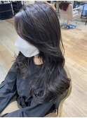ブリーチなしのグレーアッシュ