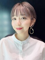 アルバム 銀座(ALBUM GINZA)&nbsp;ナチュラルブローショート_チェリーブラウンフェミニン_78632