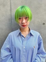 エッセンス 蔵前(THE ESSENCE)&nbsp;ライトグリーン/ショートボブ