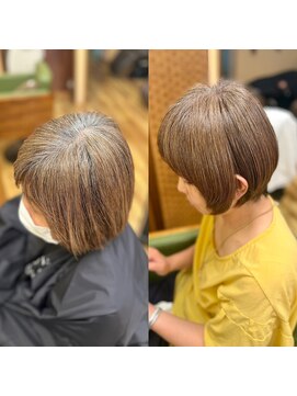 ピッカヘアーデザイン(PICKA hair-design) 脱白髪染め