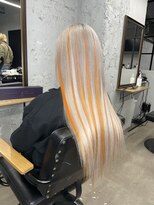 ヘアスタジオワン 藤沢店(HAIR STUDIO ONE) ミルクティーオレンジメッシュ
