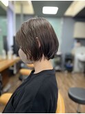 外国人風ミニボブ
