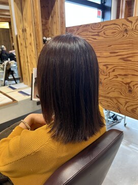 アドラーブル 駅南店(adorable) 大人可愛い大人美人小顔カットふんわりカールショコラアッシュ