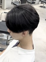 リベル(LIBER)&nbsp;曲がる縮毛矯正/曲がる縮毛矯正メンズ/センターパート/岩名