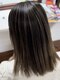 ヘアーメイク マティエール(Hair Make matiere)の写真/[脱白髪染め]白髪をデザインに変えた、見せるグレイカラー◆暗くしたくないけど白髪は染めたいという方へ＊