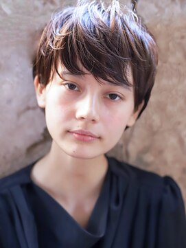 ソウ アオヤマ(SO aoyama) 柔らかベリーショート　チョコブラウンニュアンス　大人かわいい