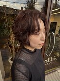 ショート×ニュアンスパーマ