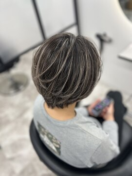 シーバイスリー 綱島(C×3) 白髪ぼかしコントラストハイライト