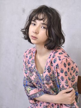 コイ(coii) 外国人風透明感赤味打消しグレージュカラー/ナチュラルパーマ