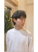 コンパクトウルフ×ニュアンスパーマ