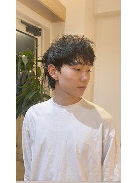 モーブ 代官山(mauve) コンパクトウルフ×ニュアンスパーマ