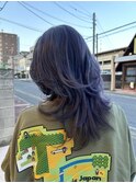 ウルフカットダブルカラーインナーカラーケアブリーチ