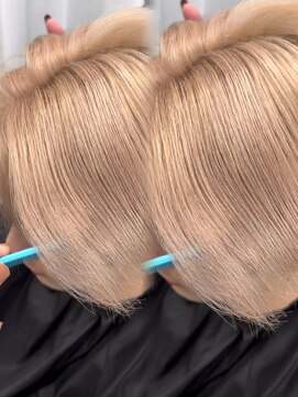 メゾン 心斎橋店(Maison) ミルクティーベージュ/心斎橋/ブリーチ/ダブルカラー