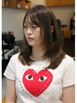 シキ サカイテン(SHIKI) 伸ばしかけ！セミロングレイヤー☆